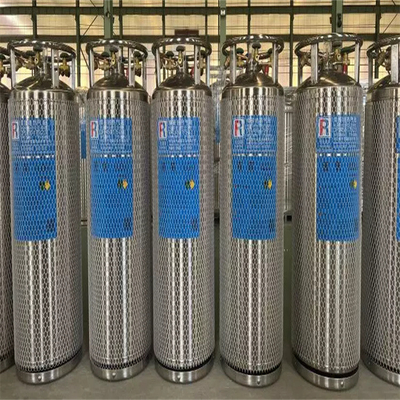 Kriyojenik Dewar Sıvı Azot Depolama Silindiri 210l Basınçlı Kap