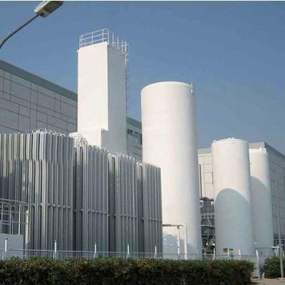 Sıvı Oksijen Azot için Dikey Kriyojenik Depolama Tankı 1000L-5000L