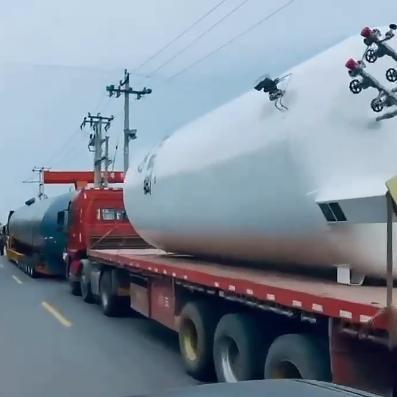LNG için 50 M3 kriyojenik depolama tankı, -196°C'den 40°C'ye kadar, ASME sertifikalı