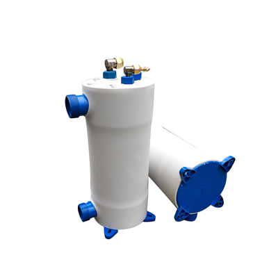 PVC Kabuk Bobin Borulu Eşanjör 0.4mpa 1.5 Ton Kabuk ve Bobin Eşanjör