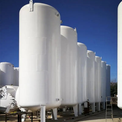 50m3 LIN Kriyojenik Depolama Tankı 0.8mpa Darbe Dayanımı