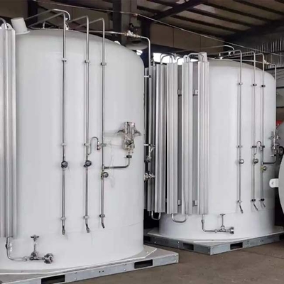 2.5Mpa Mikro Dökme Tanklar Sıvı Azot 1000-7500L Oksijen Depolama Kriyojenik