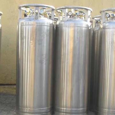 Gıda Sınıfı Kriyojenik Dewar Silindir 210l, Çıkarılabilir Dewar Oksijen Tankları