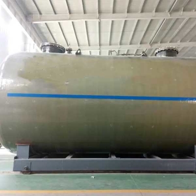 30m3 40m3 Fuel Oil Depolama Tankı Çift Katlı Yeraltı Cam FRP Plastik