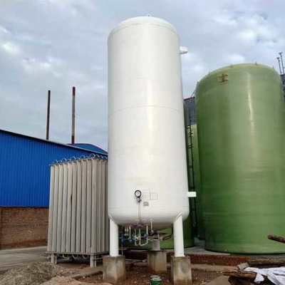 30m3 CO2 Kriyojenik Depolama Tankı ISO 21.6 Bar Dikey Tip