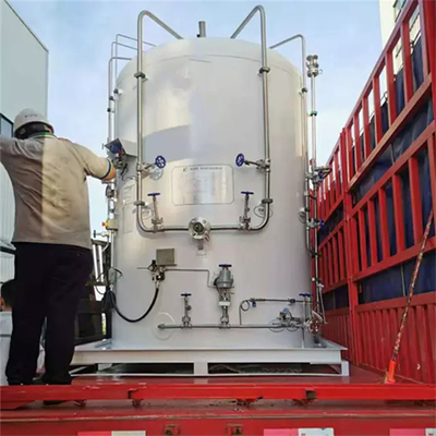 2000l Sıvı Oksijen Mikro Dökme Tanklar Kriyojenik Depolama Tankı