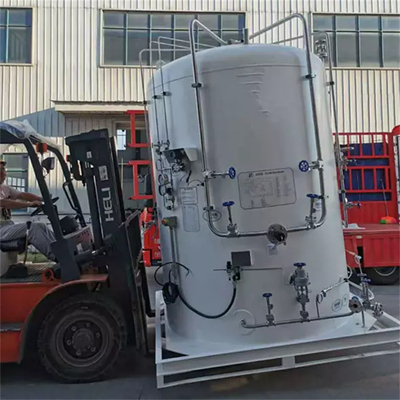 2000l Sıvı Oksijen Mikro Dökme Tanklar Kriyojenik Depolama Tankı