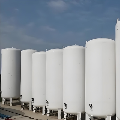 En iyi yalıtım performansı LNG dikey kriyojenik depolama tankları Gelişmiş teknoloji