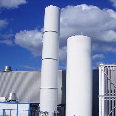 Sıvı Oksijen Azot için Dikey Kriyojenik Depolama Tankı 1000L-5000L