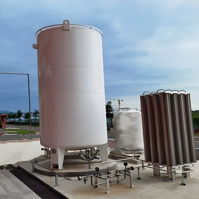 Vertikal 5 M3-300 M3 Sıvılaştırılmış Doğal Gaz LNG için Kriyojenik Taşıma Tankı