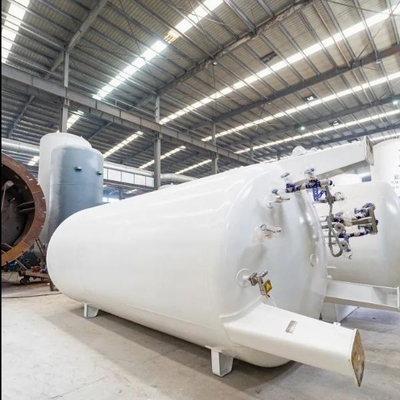 Kimya Endüstrisi için 50m3 0.8Mpa Yatay Kriyojenik LNG Depolama Tankı