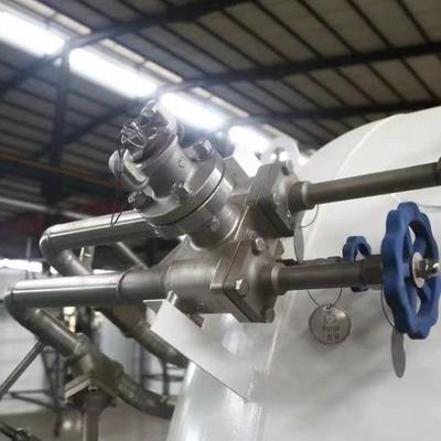 10000L 20000L ve 30000L Kriyojenik Depolama Tankları 8 bar 16 bar ve 23 bar Tanklar