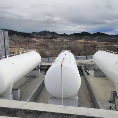 ASME SGS Standart Karbon Çelik Basınçlı Kap 20-120 Cbm LPG Depolama Tankı Satılık
