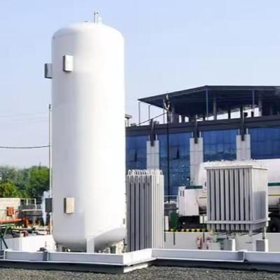 5-100 ton LNG LOX için Kriyojenik Depolama Tankı -196℃ ila 50℃