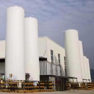 5-100 ton LNG LOX için Kriyojenik Depolama Tankı -196℃ ila 50℃