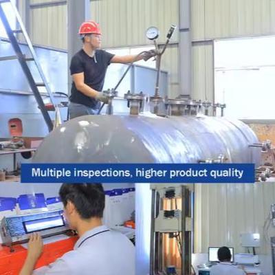 20M3 Dikey Kriyojenik Depolama Tankı 1.6MPa Basınç