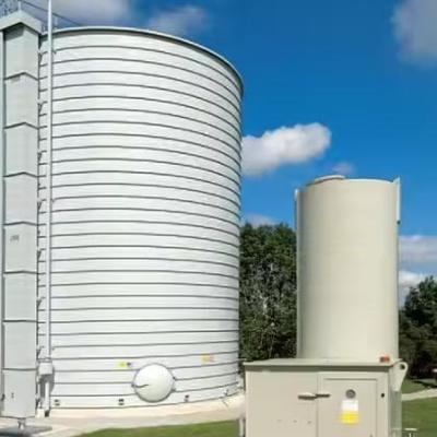 10m3 Dikey Kriyojenik Sıvı Oksijen Depolama Tankı 1.6MPa 304 Paslanmaz Çelik