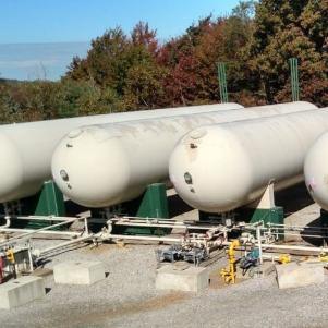 10m3 Dikey Kriyojenik Sıvı Oksijen Depolama Tankı 1.6MPa 304 Paslanmaz Çelik