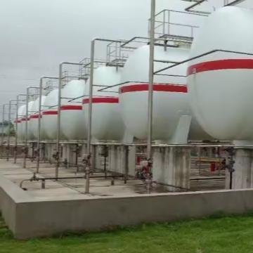 10000L LPG Depolama Tankı 17.5 Bar Basınç Dikey veya Yatay