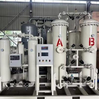 Endüstriyel kullanım için 8-10 yıllık ömrü olan PSA Oksijen Jeneratörü 220V/50Hz güç kaynağı ve 5-45°C çalışma sıcaklığı