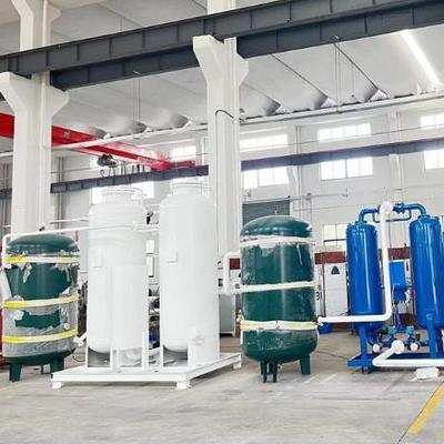 İlaç Endüstrisi için 220-575V Gerilim ve 12 Ay Garanti ile Yüksek Kapasiteli 1-2000m³/saat PSA Azot Jeneratörü