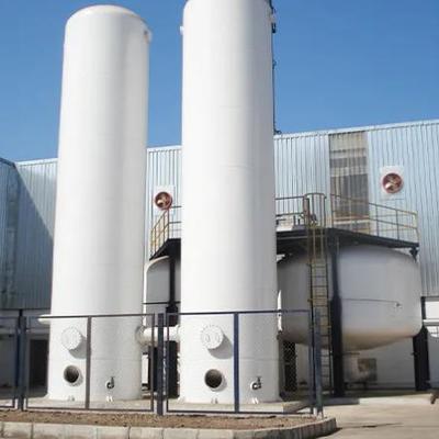 300Nm3/h 0.32kWh/Nm3 Enerji tasarrufu yapan atık su arıtma havalandırması için VPSA oksijen sistemi