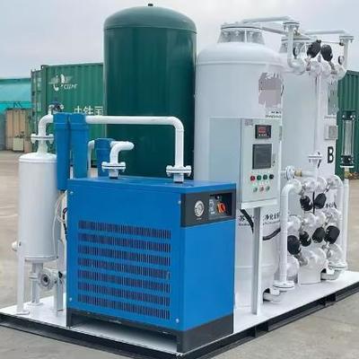 Tıbbi oksijen tedarik için PLC kontrol sistemi ve paslanmaz çelik yapısıyla hastane özel PSA oksijen jeneratörü