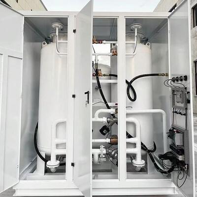 Yüksek Saflıkta Yüksek Akışlı PSA Azot Jeneratörü, Paslanmaz Çelik Konstrüksiyon