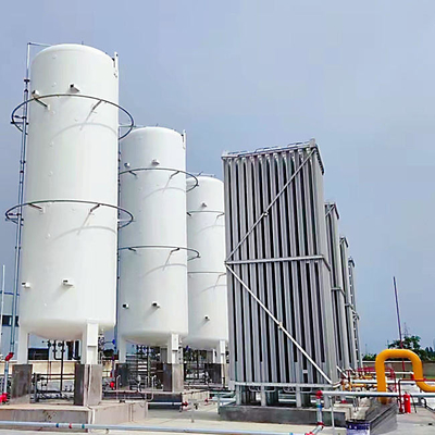 0.8MPa 25m3 Kriyojenik Depolama Tankı 2.16MPa Büyük Sıvı Azot Isı Yalıtımı