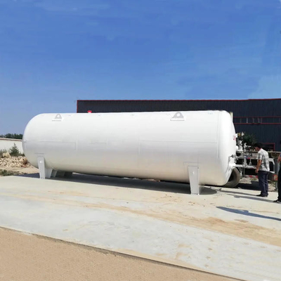 LNG Basınçlı Depolama Tankı 0.8mpa, Q345R Sıvı Azot Tankı Depolaması