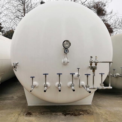 Dikey Sıvı Azot Kriyojenik Depolama Tankı 20C 16 Bar