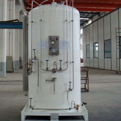Oksijen 5m3 Microbulk Tankları Q345R Kriyojenik Sıvı Gaz Deposu