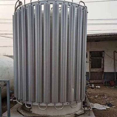 Vakum Mikro Dökme Co2 Tankları 3m3 Çift Katmanlı Mobil Kriyojenik