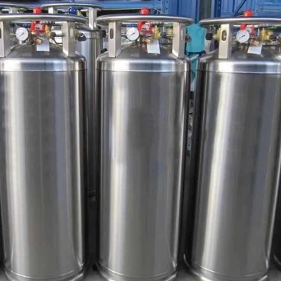 LNG 175 Litre Kriyojenik Dewar Silindir 1.4MPa Sıvı Azot Tankı Basınç Binası
