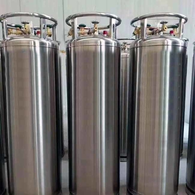 180 Litre Kriyojenik Dewar Silindir Kaynaklı Yalıtımlı Argon Şişe Sıvı Oksijen