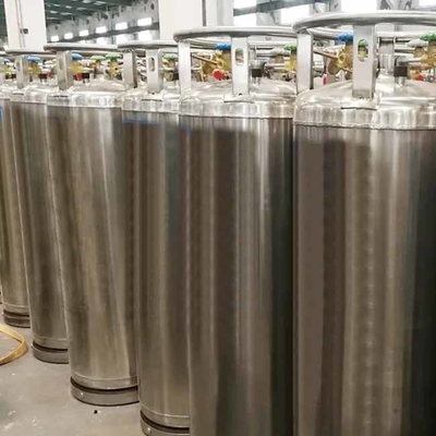 180 Litre Kriyojenik Dewar Silindir Kaynaklı Yalıtımlı Argon Şişe Sıvı Oksijen