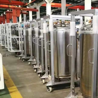 LN2 Dewar Gaz Silindiri 195L 2.3MPA Yüksek Basınçlı Sıvı Azot Tankı
