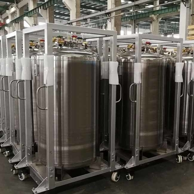 LN2 Dewar Gaz Silindiri 195L 2.3MPA Yüksek Basınçlı Sıvı Azot Tankı