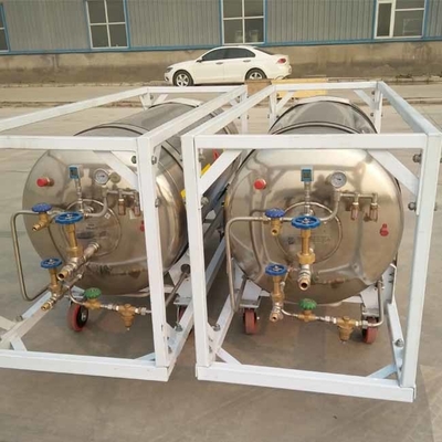 180L Kriyojenik Dewar Silindir 600 Litre, 210l CO2 Dewar Tankı