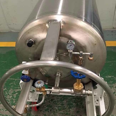 164-500L Sıvı Azot Tankı Basınçlı Bina Dewar 210 Litre