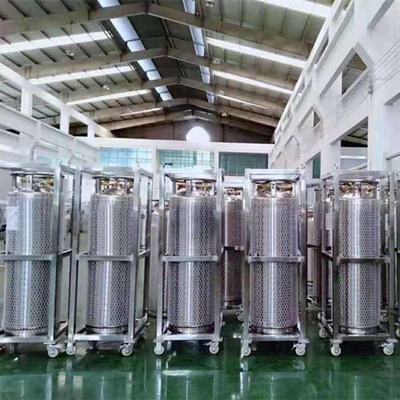 195L 2.3MPa LN2 Dewar Tankı 495L Argon Dewar Şişesi Azot Depolama