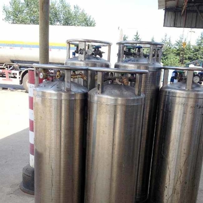 200L Düşük Basınçlı Sıvı Azot Tankı 300 Litre Bina Vanası Taşınabilir