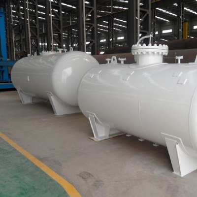 100cbm 1.6 bar Sıvılaştırılmış Petrol Gaz Tankı 1.77mpa LPG Toplu