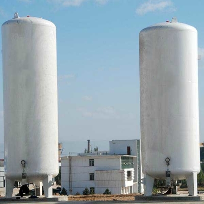 Korozyon Önleyici Kriyojenik Depolama Tankı Çift Katmanlı 55m3 Sıvı Azot