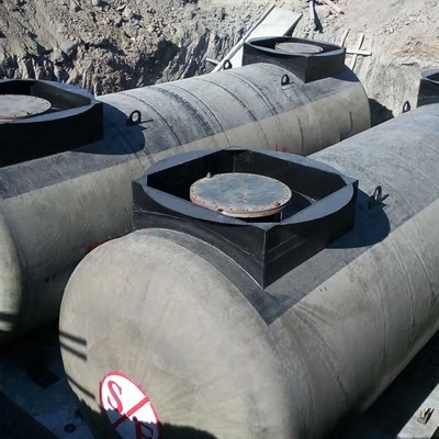 60cbm 10m3 Çelik Fuel Oil Depolama Tankı 20m3 Yatay SF Yeraltı
