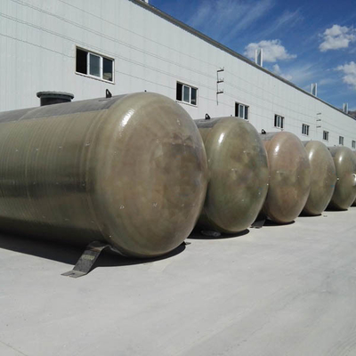 235B FRP Fiberglas Yağ Tankı Çift Duvar Antikorozif 1000 Litre Yeraltı