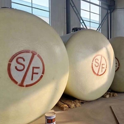 5000-200000l Yeraltı Konut Yağ Tankları 65 Metreküp Korozyon Önleyici