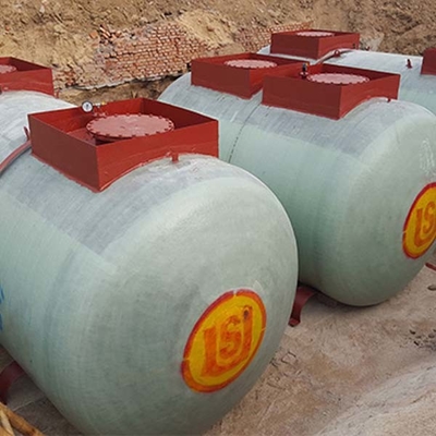 100m3 Çift Duvar Akaryakıt Depolama Tankı FRP 50 Metreküp