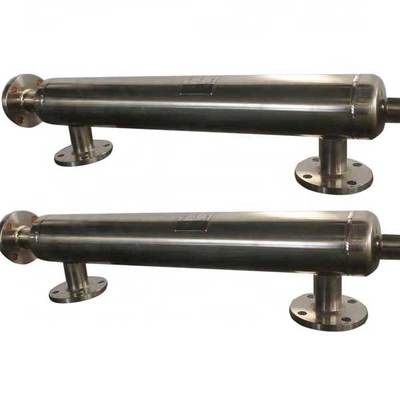 12 Bar Eşanjör Gemisi 1.0mpa SS304 Çift Tüplü Kondenser