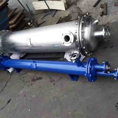 2.5Mpa Kabuk ve Borulu Su Soğutmalı Kondenser, SS316L Borulu Eşanjör